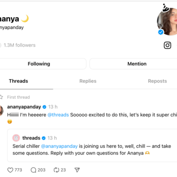 Facebook: Now, Ananya Panday Engages With Her Fan Community On Threads
